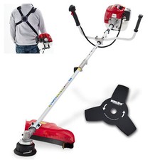 Freischneider Motorsense Benzin 43 cm Schnittkreis 2 PS Tragegurt ID6214