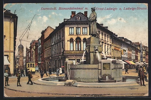 Darmstadt ludwigs straße mit - ludwigs-straße,