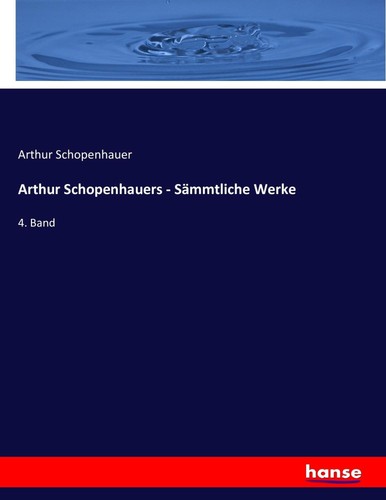 Arthur schopenhauer - schopenhauer, |