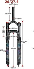 Mountainbike federgabel - 27,5,
