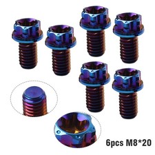 Titanium screws with Torx head