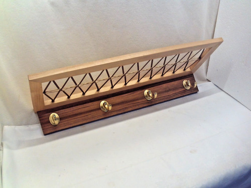 Wandgarderobe vintage holz - vintage,