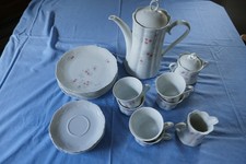 Kaffeeservice Schirnding Bavaria 45 / neu / 21 teilig / Blumenmuster / Altserie
