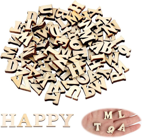 Holz buchstaben 208 stück - buchstaben,,