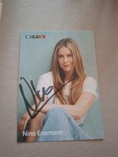 Autogrammkarte Nina Ensmanm