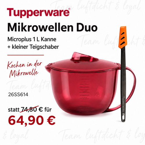 Tupperware microplus kanne - tupperware, 1l
