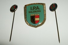 Polizei - IPA Österreich - 3 Abzeichen 23x25mm / 10mm / aus Nachlass