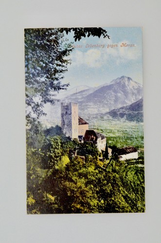 Farbige hochformat schloss - ak,