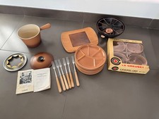Tolles Fondue Set Le Creuset