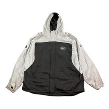 New York Jets Herren 2XL Jacke Reebok NFL Grau Winterjacke Daunenjacke