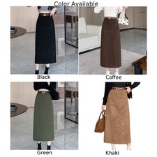 Slim Fit mittellanger Cordrock