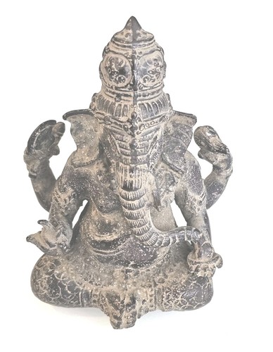 Bronze ganesha statue - bronze,