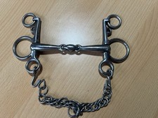 Pelham gebiss mit - mit, kinnkette