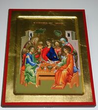 Hl. Abraham + Sarah Bewirtung der Engel IKONE St.Icon Icone икона Dreifaltigkeit