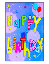 A4 Geburtstagskarte XXL