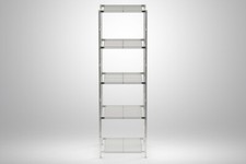 Regal Metall 38 cm tief 154 cm hoch mit 5 Gitterböden BIII verschiedene Breiten