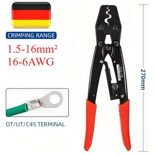 Crimpzange quetschzange - crimpzange, hs-16