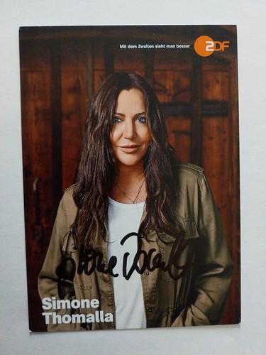 Simone thomalla autogramm - simone,