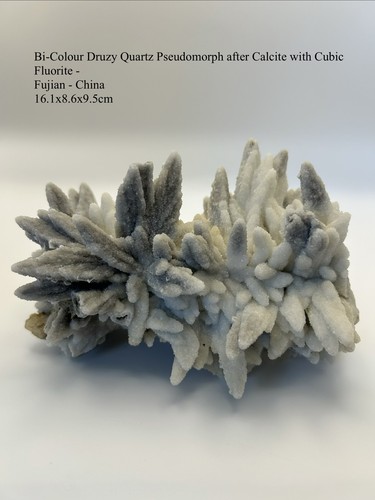 Colour druzy quartz - bi-colour,
