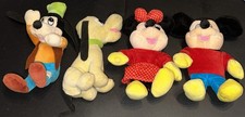 Maxi Ei Walt Disney 1990 Komplettsatz Plüschfiguren alle 4 verschiedenen