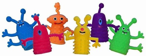Alien fingerpuppen kinder - 12,