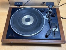 Sansui SR-4050 Riemenantrieb Plattenspieler Nussbaum Schrank Staubschutz voll...