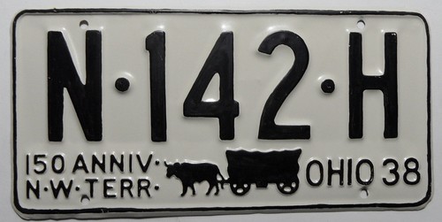 Oldie nummernschild usa - nummernschild, ohio