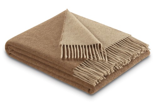 Plaid camel beige mit - plaid,,