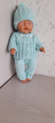 Handgestrickte puppenkleidung - handgestrickte,