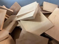 überbreite Hartholzkeile 20Stück 90x90x12 mm