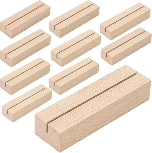 Holz kartenhalter 10x3x2cm - 10x3x2cm, 10
