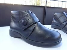 LADYSKO Schuhe Klett Stiefeletten Leder LAMMFELL Schwarz Austria Gr.37 f.Neuw