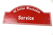 Rallye Schilder Blechschild