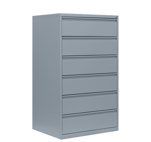 Karteikartenschrank grau