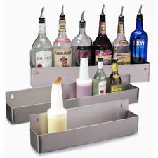 Speed Rack Halter für 8 Flaschen Edelstahl Cocktail Bar Tresen Wandhalter