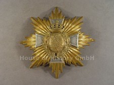 148315: Sachsen Königreich Pickelhauben Emblem für Reserve Offiziere um 1900