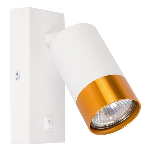 Led wandleuchte weiß gold - led,