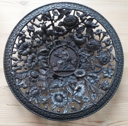 Eisen schale biedermeier stara - schale,