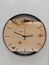 Wanduhr 6 Zirbe 45cm Uhr aus