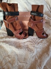 Damen Echt Leder Gladiator Schuhe,ACNE STUDIO,GR.37,SEHR SCHÖN !!!