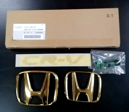 Honda gold emblem - rw,