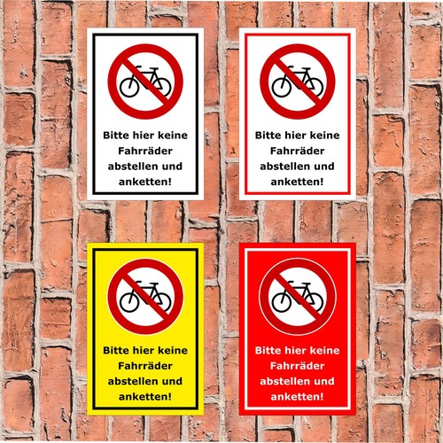 Schild bitte hier keine - bitte,