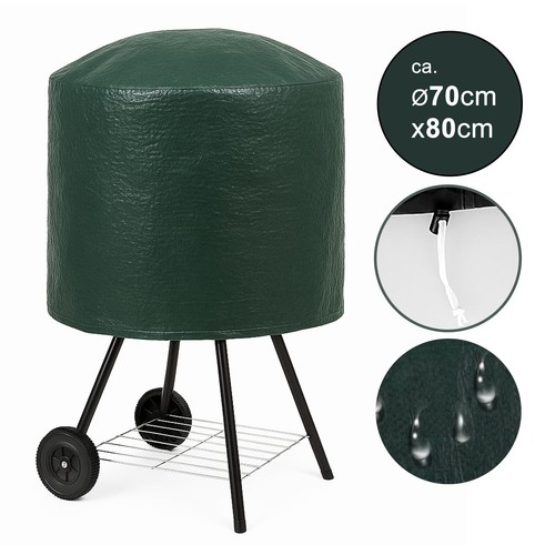 Kinzo grillabdeckung rund - grillabdeckung,