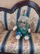 Clown Puppe  Stoffpuppe
