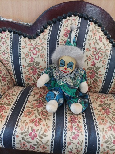 Clown puppe stoffpuppe - clown,