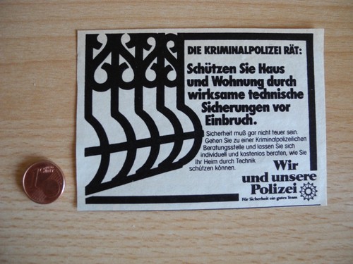 Reklame werbeanzeige wir und - reklame,