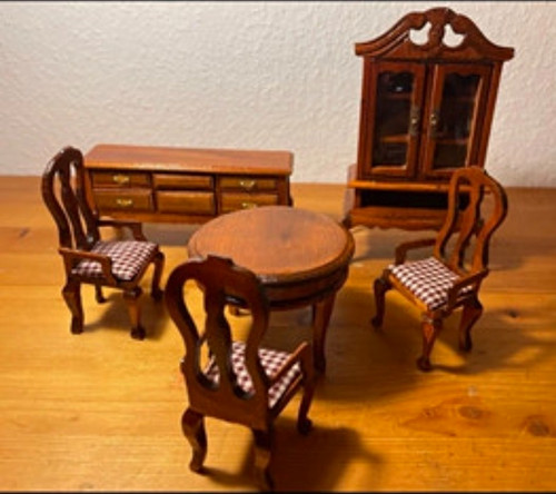 Puppenhaus esszimmer garnitur - puppenhaus, esszimmer-garnitur