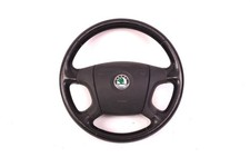 Lenkrad original Skoda Octavia 1Z Leder Sportlenkrad Airbaglenkrad schwarz