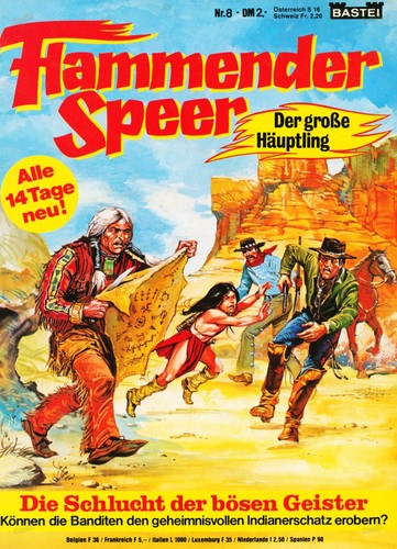 Flammender speer - nr., 8