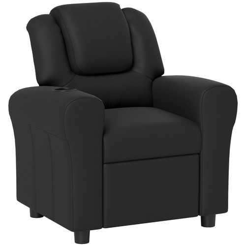 Kinder relaxsessel schwarz - kinder, pu